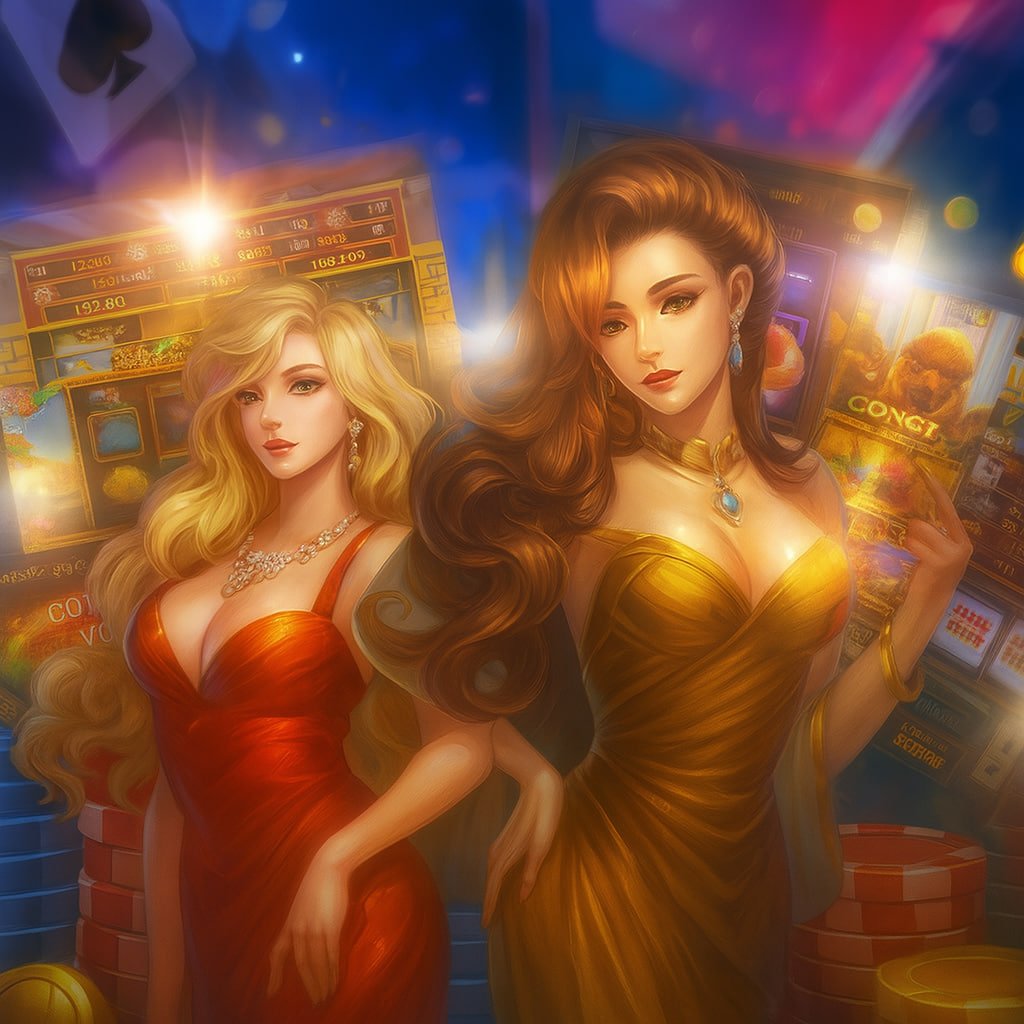 Layar hasil Lucky Twins menampilkan kombinasi pemenang dan pembayaran