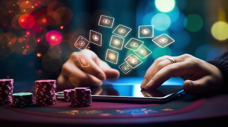 Layar permainan Nolimit City menampilkan fitur bonus dan payline yang jelas